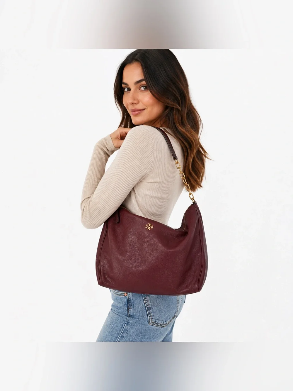 Tory Burch Carter Slouchy Hobo Bag